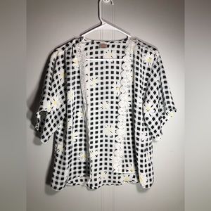 BOGO 50% off Girls flower cardigan